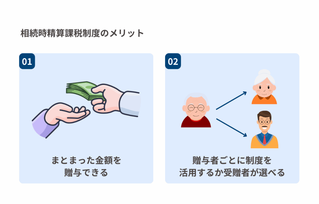 相続時精算課税制度のメリット